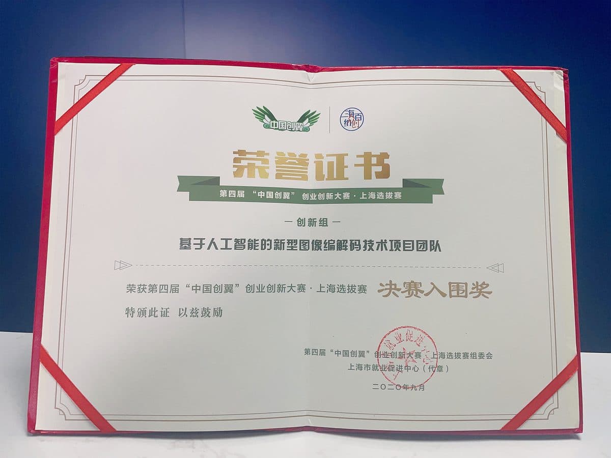 中国创翼创业创新大赛 · 决赛入围奖